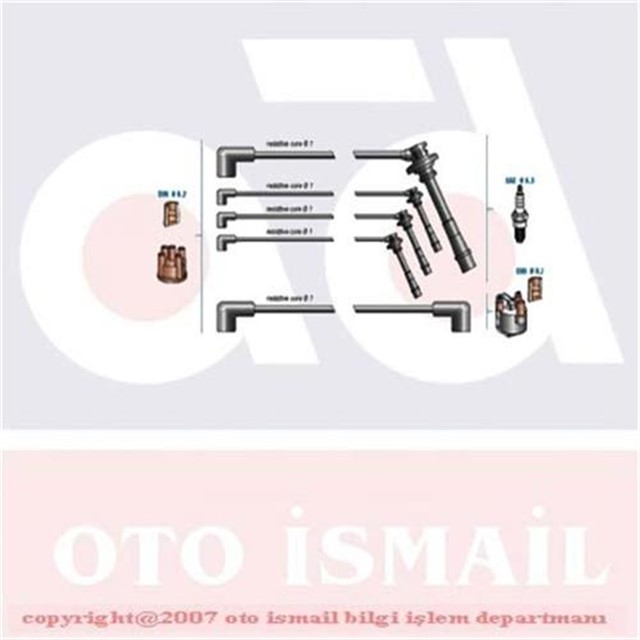 BUJI KABLO TK COROLLA AE92 KASA 4 AF 1.6 88 - 92