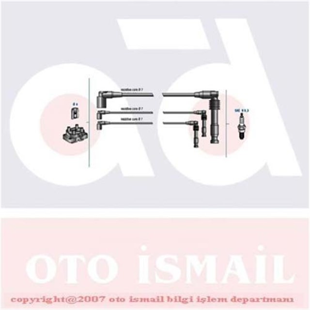 BUJI KABLO TK OMEGA B V6 96 ECOTEC 1 - 3 - 5