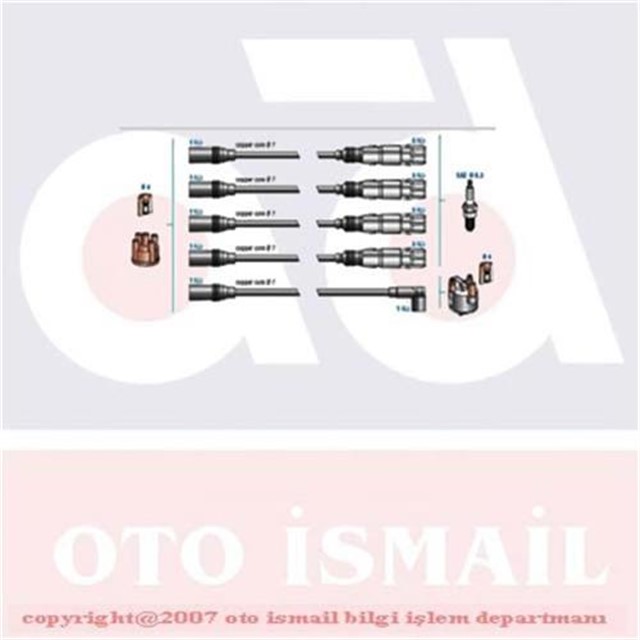 BUJI KABLO TK PASSAT - POLO CLASIC 1.6 96 AFT MOTOR