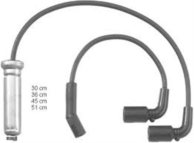 BUJI KABLO SET CHEVROLET KALOS 1.4 02 LANOS 1.4 - 1.5 97 CHEVROLET AVEO 1.5 - KALOS 1.5 05