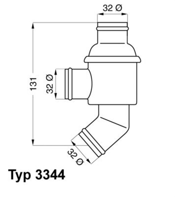 TERMOSTAT 75C BMW 1502 - 1600 - 1800 - 2000 - 2002 - 316 - 318 - 320 - 518 - 520