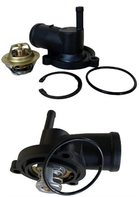TERMOSTAT KOMPLE 74 C SKODA FABIA 1.4 - 1.4 TDI 99 - 08 - FELICIA 1.3 94 - 98