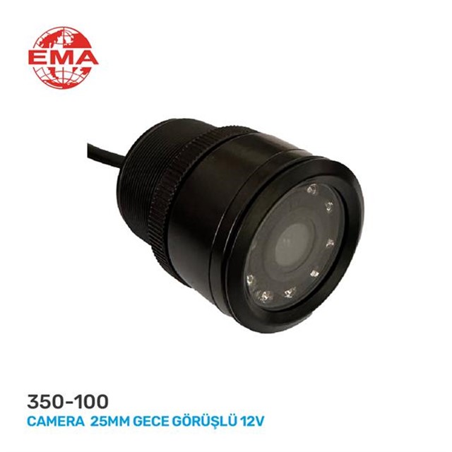 KAMERA 25MM GECE GORUSLU 12V