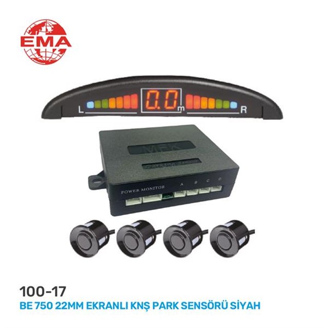 PARK SENSORU SIYAH BE - 750 22MM EKRANLI KONUSAN