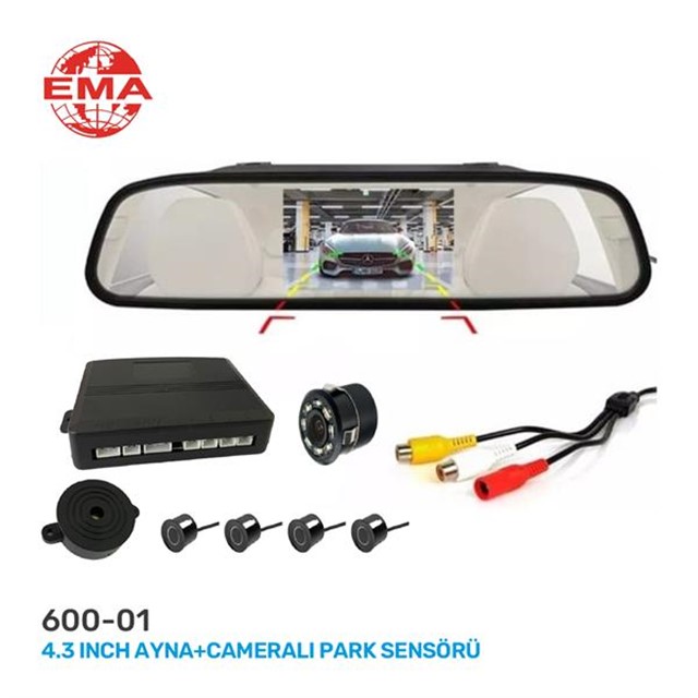 PARK SENSORU 4.3 INCH AYNA KAMERALI