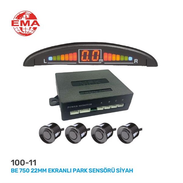 PARK SENSORU SIYAH BE - 750 22MM EKRANLI