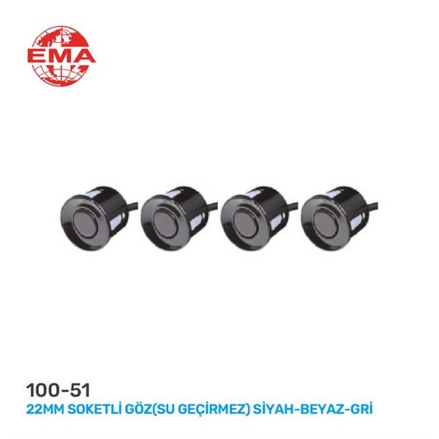 22MM SOKETLI GOZ SU GECIRMEZ SIYAH - BEYAZ - GRI