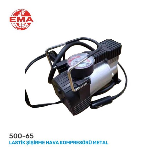 LASTIK SISIRME HAVA KOMPRESORU METAL ISIKLI