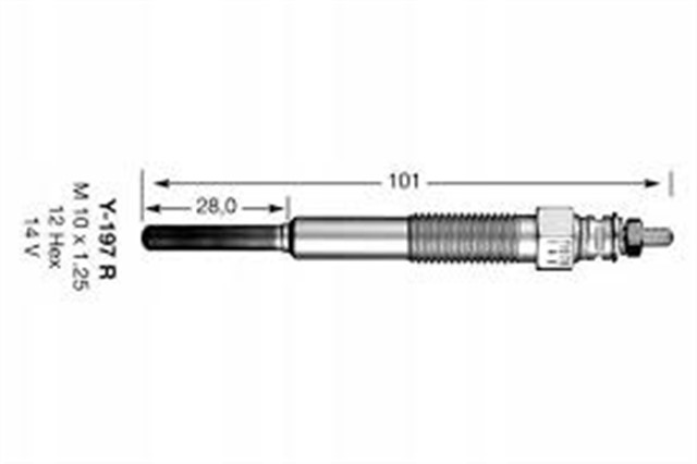 ECO KIZDIRMA BUJISI TOYOTA LAND CRUISER 3.4D 80 - 84 4.0 82 - 89 14V