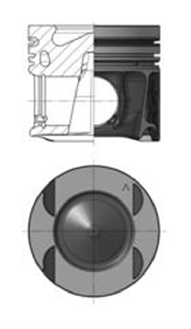 PISTON SEGMAN STD 80.00MM MERCEDES OM622 W447 . RENAULT R9M 1.6 DCI MEGANE TALISMAN TRAFIC NISSAN QASHQAI X - TRAIL NV300