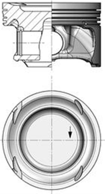 PISTON SEGMAN STD 83.00MM MERCEDES M270.920 W176 W246 C117 X156