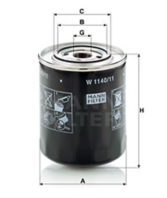 YAG FILTRESI VALTRA N SERIES N123 11