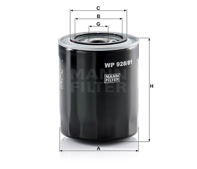 YAG FILTRESI MITSUBISHI L 200 2.5 TD 4X4 87HP 11/92 - 08/96