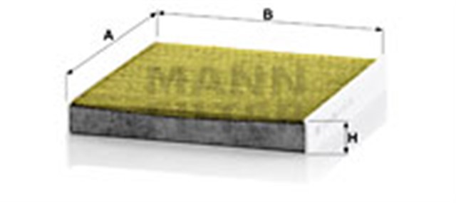 POLEN FILTRESI [ANTIBAKTERIYEL] GOLF7 - A3 - LEON - OCTAVIA - PASSAT 2013 - 