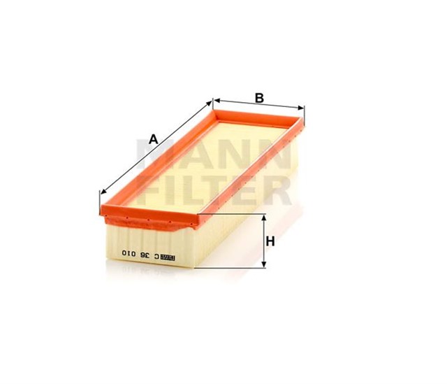 X HAVA FILTRESI P206 98 - - P307 03 - 1.4I - 1.4 - 1.4 16V - C4 04 - 1.4 16V C3671