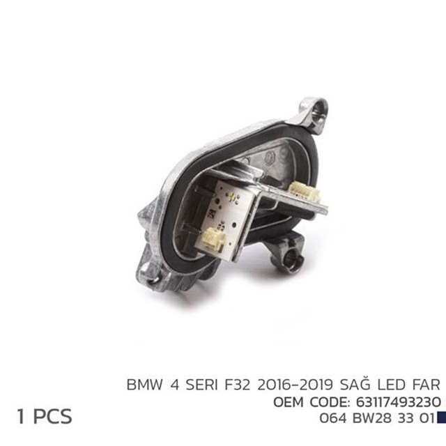 BMW 4 SERI F32 2016 - 2019 SAG LED MODUL 63117493230