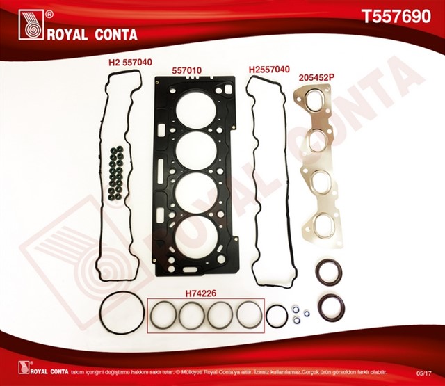 UST TAKIM CONTASI REINZ KECELI S.LASTIKLI P206 - P207 - P307 - P308 1.6 16V TU5JP4