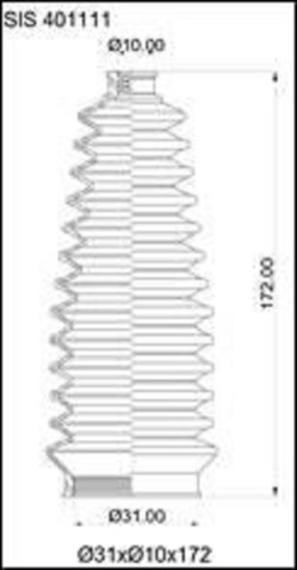 DIREKSIYON KORUGU UNIVERSAL R9 - R11 - R12YM - R19 - R21 - CLIO I Q31XQ10X172