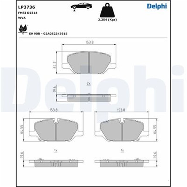 ON FREN BALATASI INSIGNIA B 17 17 INC JANT