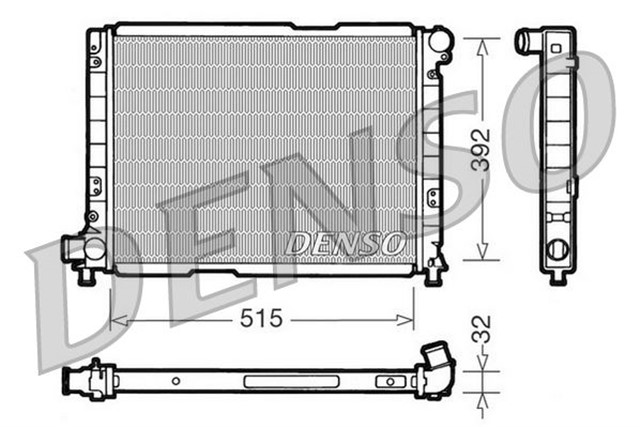 RADIATOR FIAT CROMA 85 - 96
