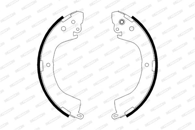 ARKA FREN PABUC BALATA MITSUBISHI L200 2.4 2.5D 2.5TD 96 12.07 L200 2.5DID 05 270X53