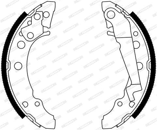 ARKA PABUC BALATA VW CORDOBA 1.4I 1.6I 96 - 02 IBIZA LUPO 1.2 TDI 99 - 05 180X31 ABS SIZ GS8166
