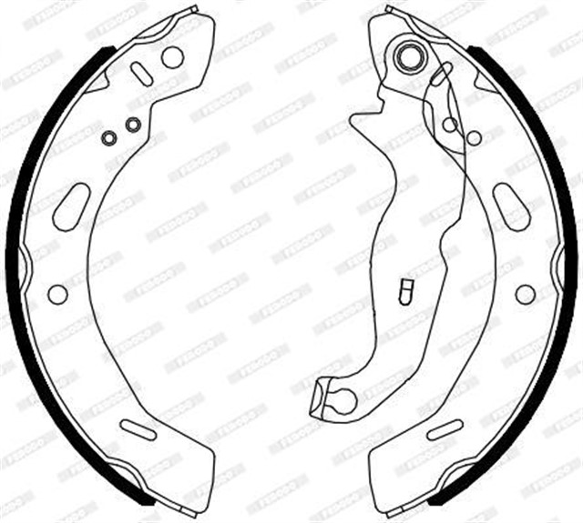 ARKA PABUC BALATA FIESTA VI 1.25 - 1.4 - 1.6TDCI 08 AZDA 2 1.3 1.4 1.5 1.6MZR 08 200X32 GS8787