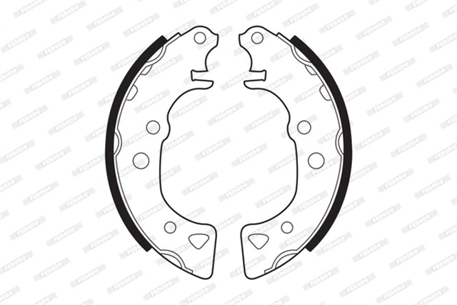 ARKA PABUC BALATA P106 1.0 1.1 1.4I 96 SAXO 1.0 1.1 1.4VTS 1.5D 1.6VTS 96 - 6.03 164X32