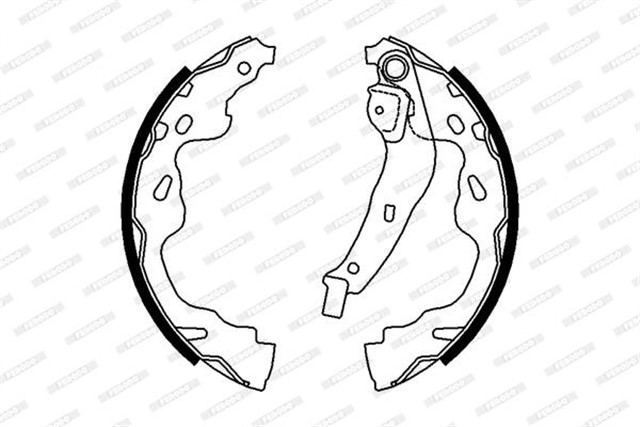 ARKA PABUC BALATA P107 05 P108 14 C1 05 YARIS 99 - 05 AYGO 05 AGILA 08 SPLAHS SWIFT 200X32