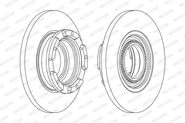 ARKA FREN DISK AYNASI TRANSIT CUSTOM V362 2.2TDCI 12 CAP 288 16