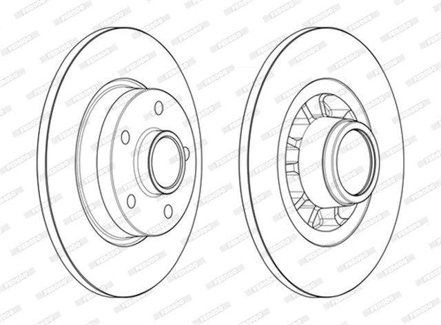 ARKA FREN DISKI RENAULT TRAFIC III 14 OPEL VIVARO B 15 DIS CAP:280 MM 5 DELIK