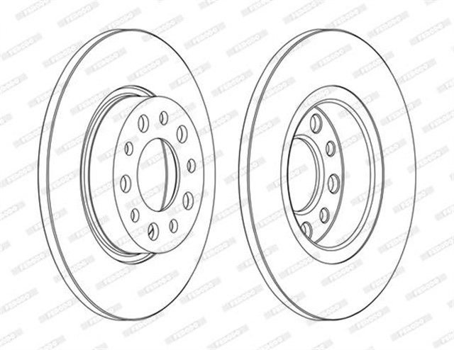 ARKA FREN AYNASI ALFA ROMEO 159 05 GIULIETTA 10 SPIDER 06 FIAT 500 X 14 JEEP RENEGADE 14 COMPASS 16 278X12X43