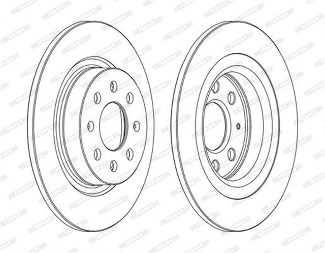 ARKA FREN AYNASI CORSA E 14 ADAM 13 PUNTO EVO - GRANDE PUNTO 05 264X10X4DLXHAVALI 15 INC 55700592