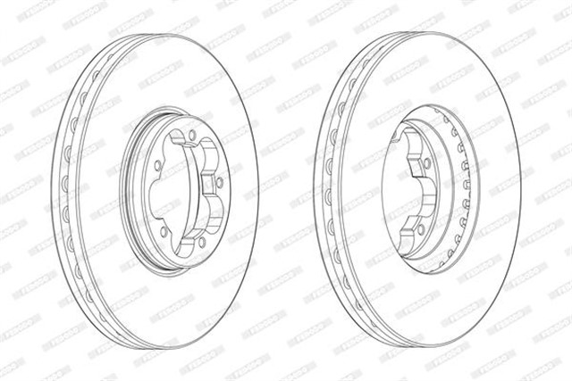 ON FREN AYNASI TRANSIT V363 - TOURNEO CUSTOM 2.2 TDCI 13 TEK TEKER 308X33X93.1X55X5DLXHAVALI