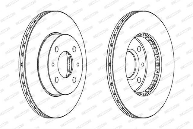 ON FREN DISKI NISSAN ALMERA 95 00 247X45X18 4 DELIK