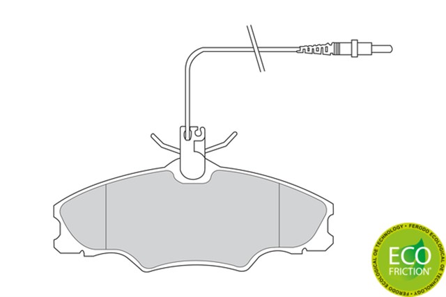 ON BALATA FISLI P406 1.6 1.8 95/10.04 XANTIA XM
