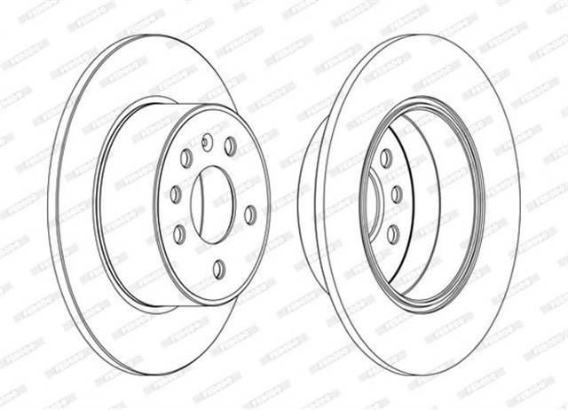 ARKA FREN AYNASI VECTRA B 1.6 2.0I. 2.5I. V6 95/4.02 SAAB 900 II 9.3 93/8.03 9.5 96 286X10X5DL