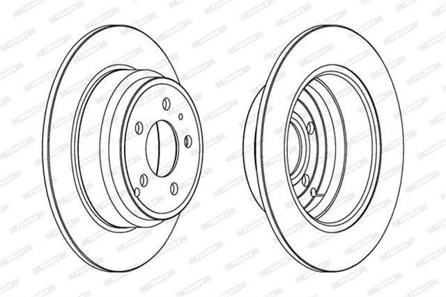 ARKA FREN AYNASI VOLVO 850 91 - 96 C70 97 - 05 S70 97 - 00 V70 97 - 00 XC70 97 - 02 295X5DL