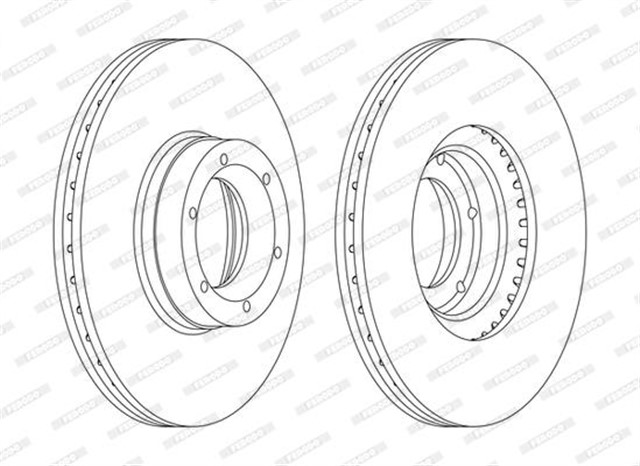 ON FREN AYNASI RENAULT MASTER II 98 06 OPEL MOVANO A 98 06 280X24 HAVALI 6 DELIK
