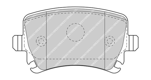 FREN BALATASI ARKA CADDY - PASSAT - GOLF - JETTA - A3 - A4 - A6 - LEON - TIGUAN - Q3 04 - 