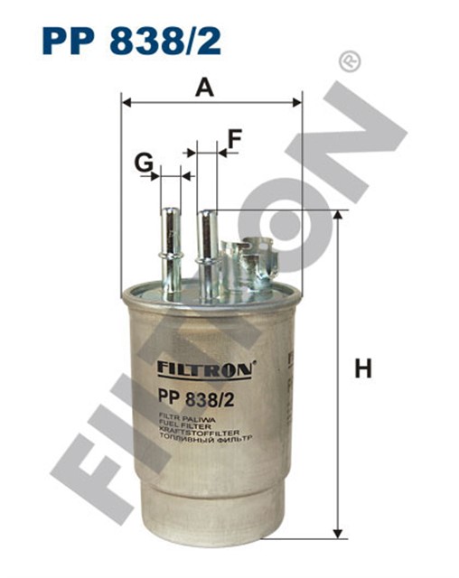 YAKIT FILTRESI CONNET 75HP - FIESTA 1.8 DI 00 - 03 FOCUS 1.8 DI - TDDI 98 - 04 75 HP