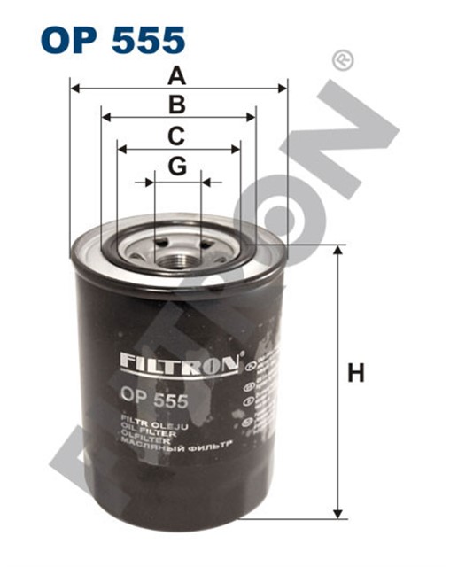 YAG FILTRESI MITSUBISHI COLT II C10 1.8 D 58HP 02/84 - 09/86