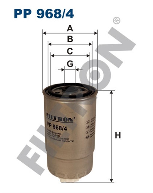 YAKIT FILTRESI PEUGEOT BOXER II 2.8 HDI 146 146HP 04/04 - 06/06