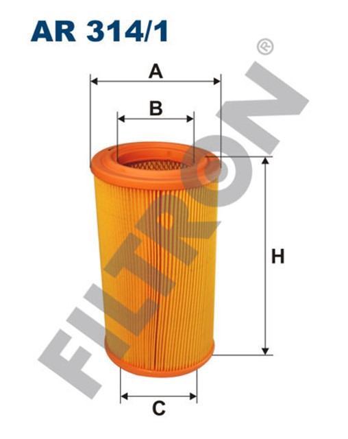 HAVA FILTRESI BERLINGO 1.9D - 1.8D 96 P306 1.9D 93 - 01 PARTNER 1.9D - 1.8D 96 XSARA1.9D