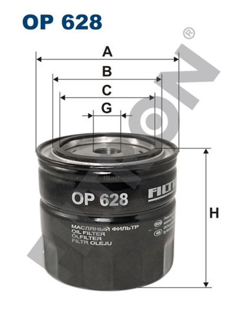 YAG FILTRESI JEEP WRANGLER II TJ 4.0 169HP 06/98 - 04/07