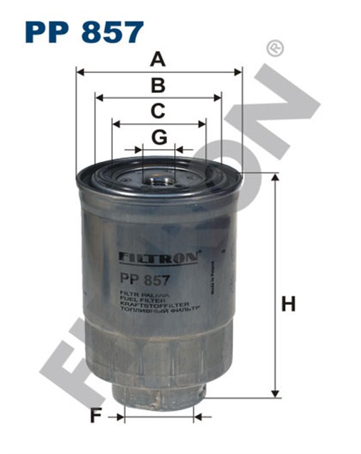 YAKIT FILTRESI NISSAN ALMERA - XTRAIL 2.2DI - DCI 01 PICKUP 2.5D 96 PRIMERA 2.0 91