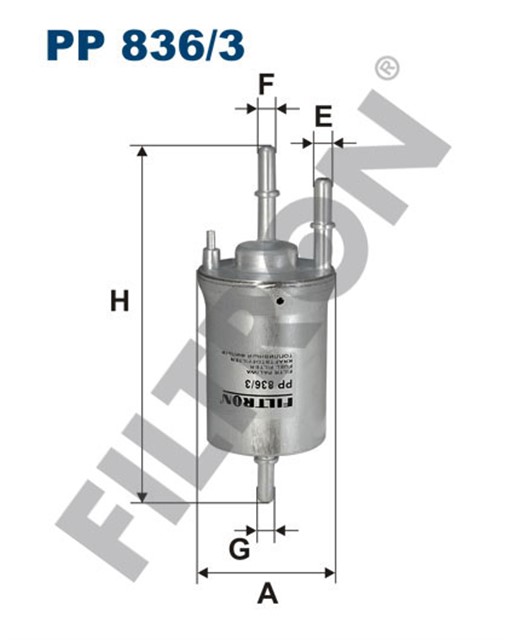 YAKIT FILTRESI [BENZIN] [3 BAR] POLO - CORDOBA - FABIA BBY - BKY - BZG - AZQ - BME 1.2 - 1.4 16V 01 - 10