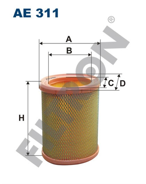 HAVA FILTRESI CITROEN ZX 1.1 60HP 91 - 97