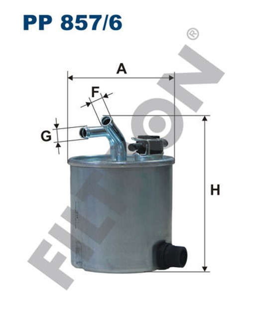 YAKIT FILTRESI NISSAN PATHFINDER 2.5 DCI 174HP 05