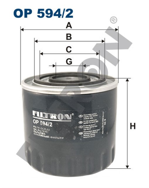 YAG FILTRESI RENAULT SAFRANE 2.5 TD 113HP 12/92 - 07/96